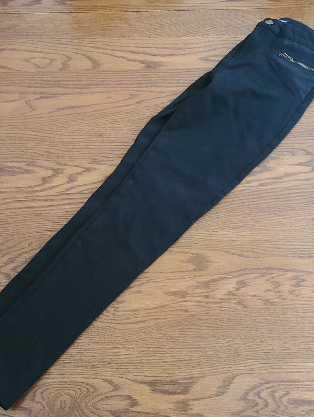 Shinestar Black High-Waist Stretch Leggings